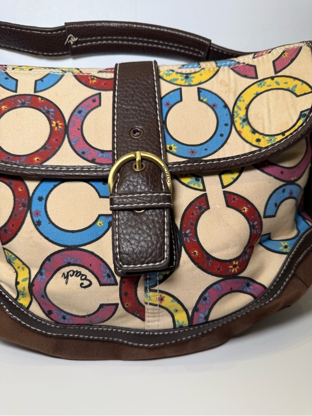 Vintage Coach Bag y2k 1990s - Picture 2 of 15